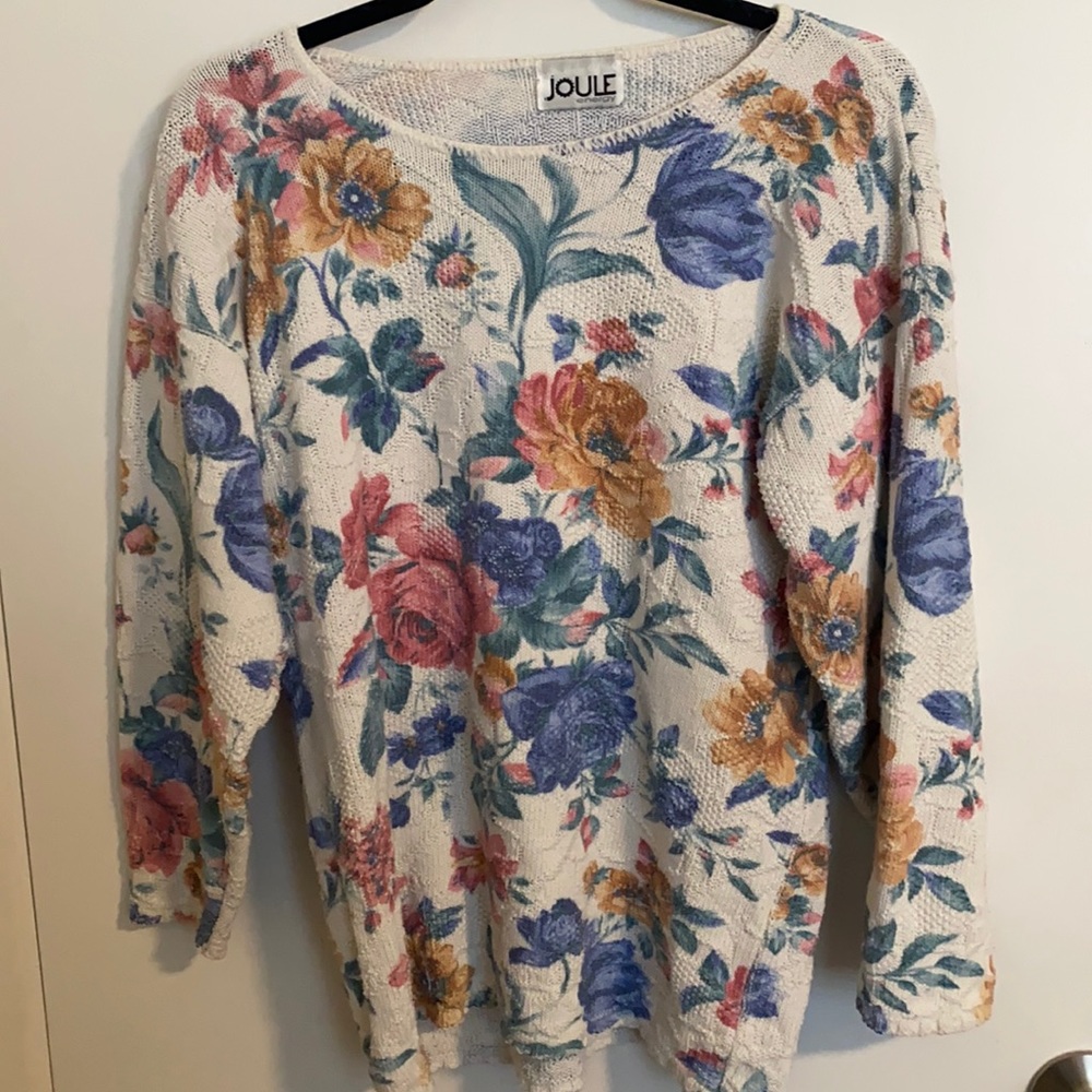 Joule Energy Vintage Floral Sweater